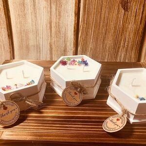 Hand poured desert candle